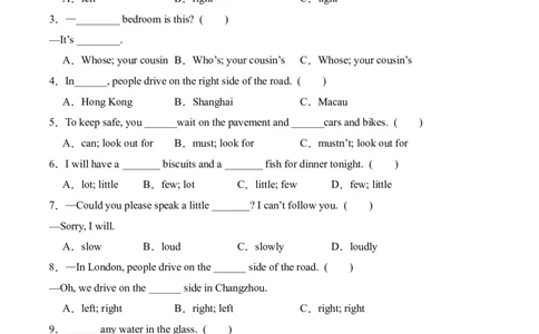 专题13语法提优卷-（译林版三起）_期中总复习