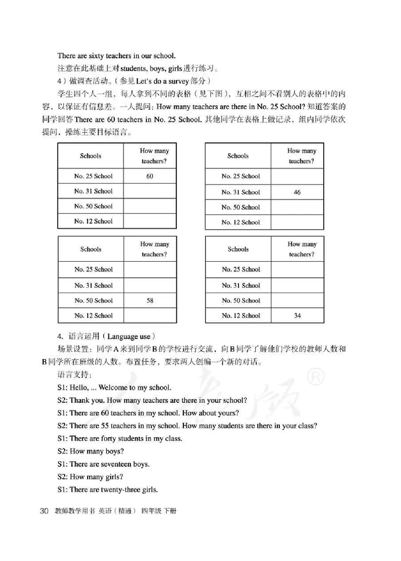 4下_26春四年级上下册人教版_四上英语合集人教版PEP英语四年级上册新教材（教学视频+课件+动画+音频+练习+教案）_16教师用书_小学英语_人教精通版小学英语(三起点)
