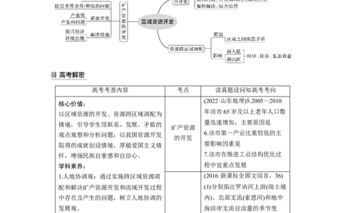2023年高考地理二轮复习（全国版）第1部分专题突破专题12考点1　矿产资源的开发_9.2025地理总复习_赠品通用版（老高考）复习资料_二轮复习_2023年高考地理二轮复习讲义（全国版）