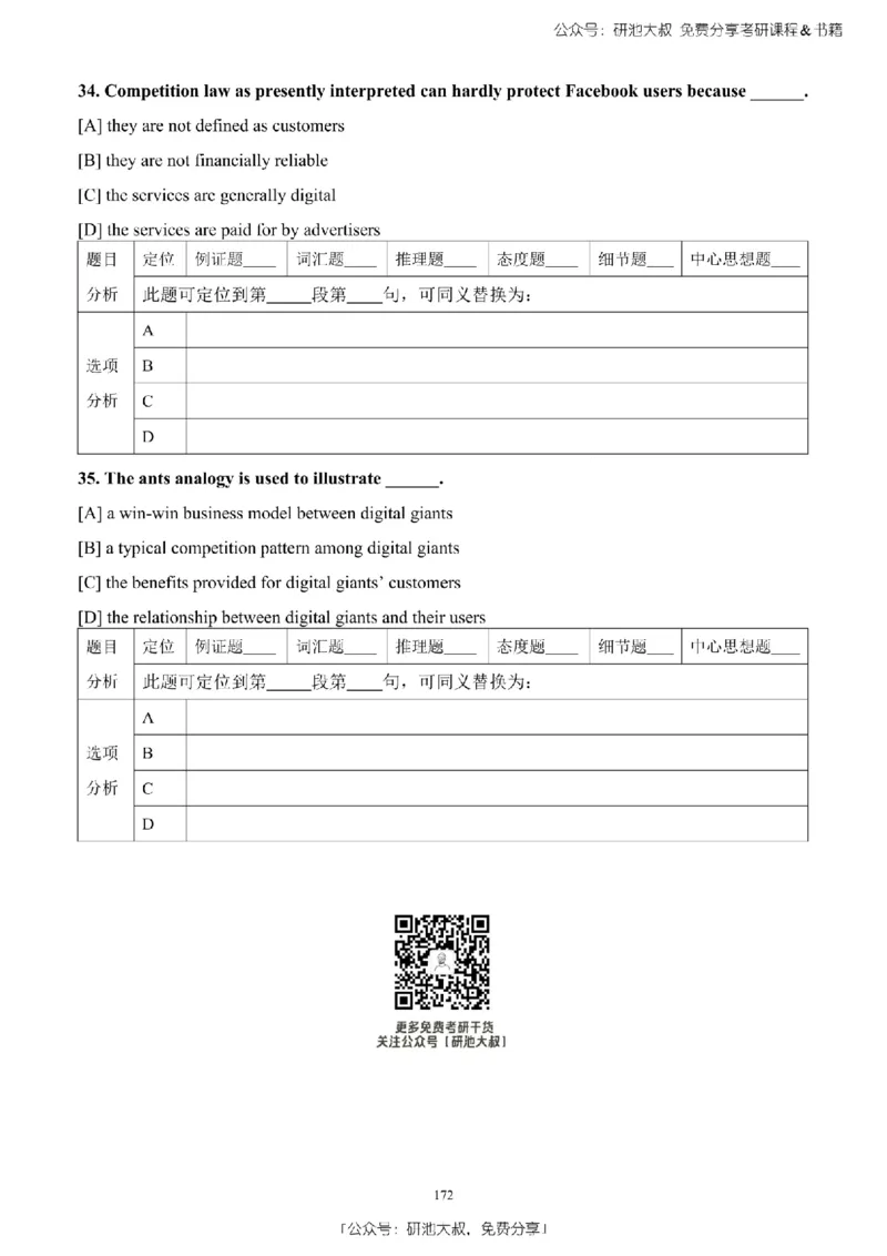 英语二2010-2023手译本纯题_考研_英语_00.手译本_《英语阅读＆翻译手译本》2000-2023_03.英语二2010-2023