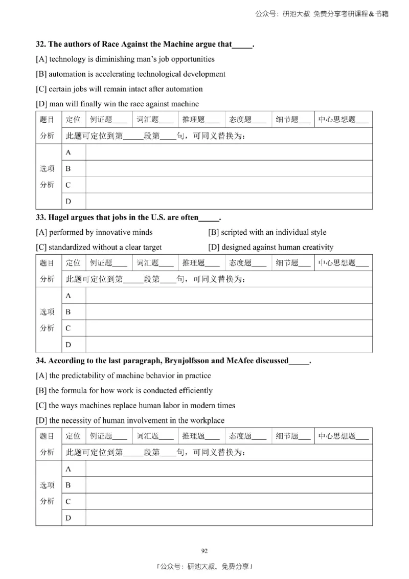 英语二2010-2023手译本纯题_考研_英语_00.手译本_《英语阅读＆翻译手译本》2000-2023_03.英语二2010-2023