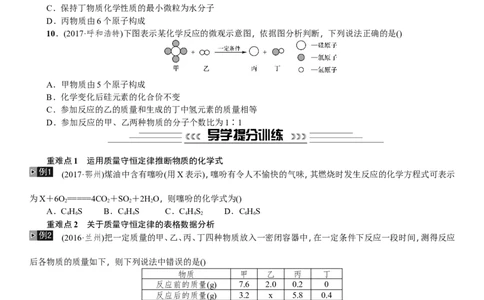 第12讲质量守恒定律_初中化学_01.人教版初中化学_07.初中化学中考总复习_2018年中考化学一轮复习课件+测试_2018年中考化学一轮复习课件+测试：第12讲质量守恒定律(共2份打包)