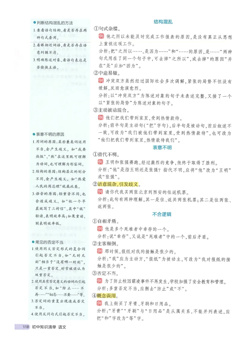 2025版53初中知识清单语文_初中全科《53初中知识清单》2025版