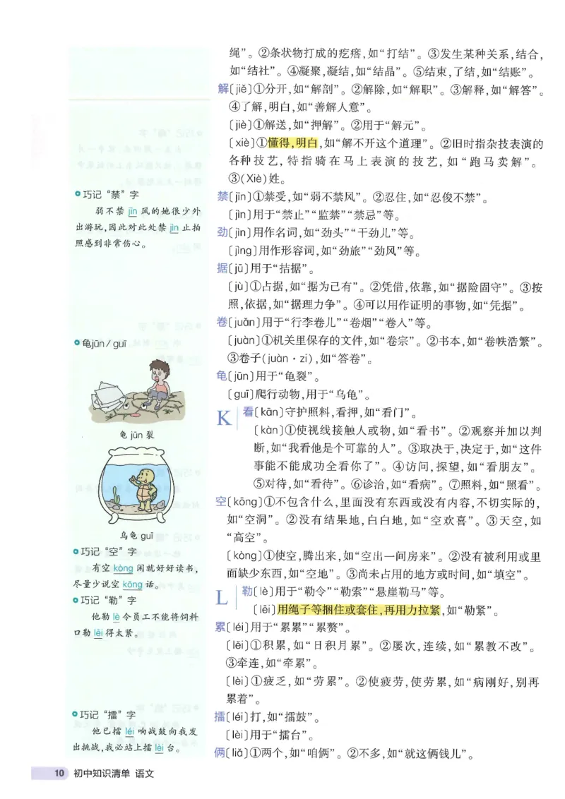 2025版53初中知识清单语文_初中全科《53初中知识清单》2025版