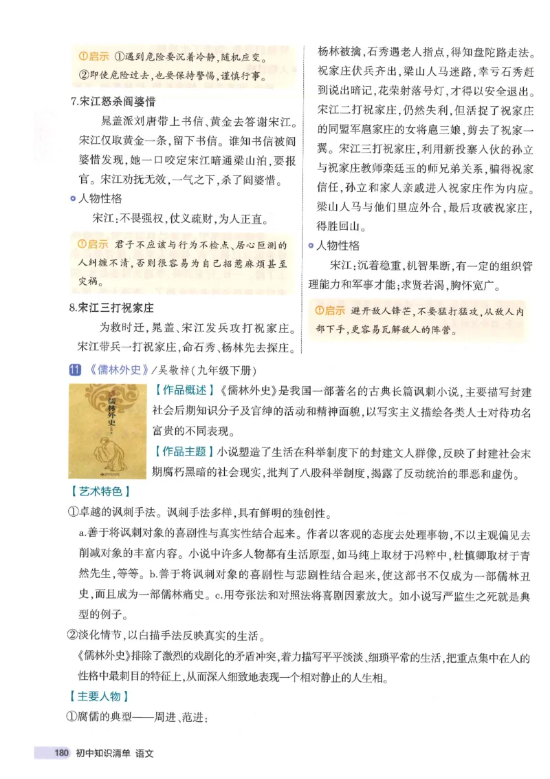 2025版53初中知识清单语文_初中全科《53初中知识清单》2025版