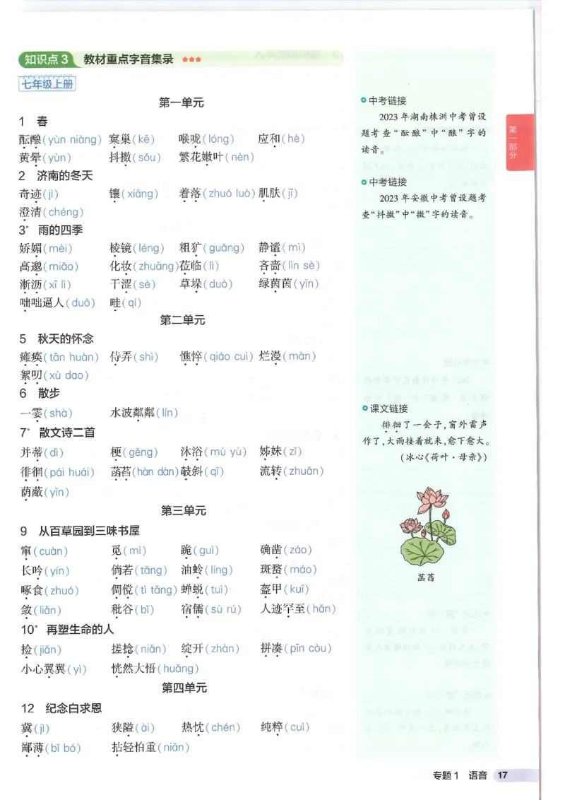 2025版53初中知识清单语文_初中全科《53初中知识清单》2025版