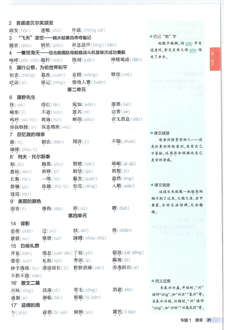 2025版53初中知识清单语文_初中全科《53初中知识清单》2025版