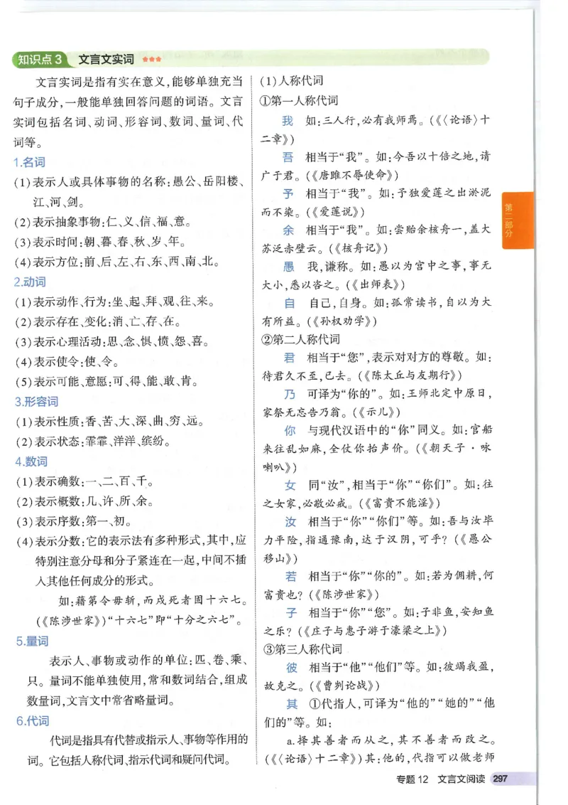 2025版53初中知识清单语文_初中全科《53初中知识清单》2025版