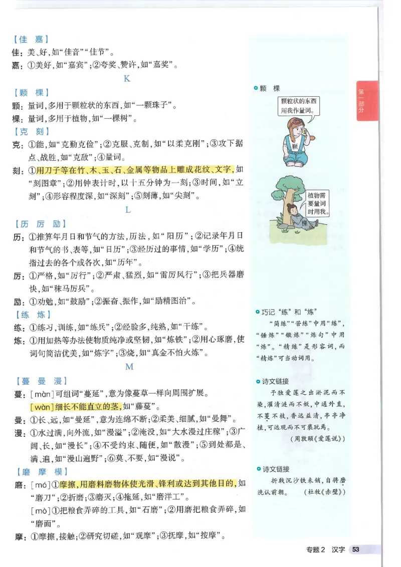 2025版53初中知识清单语文_初中全科《53初中知识清单》2025版