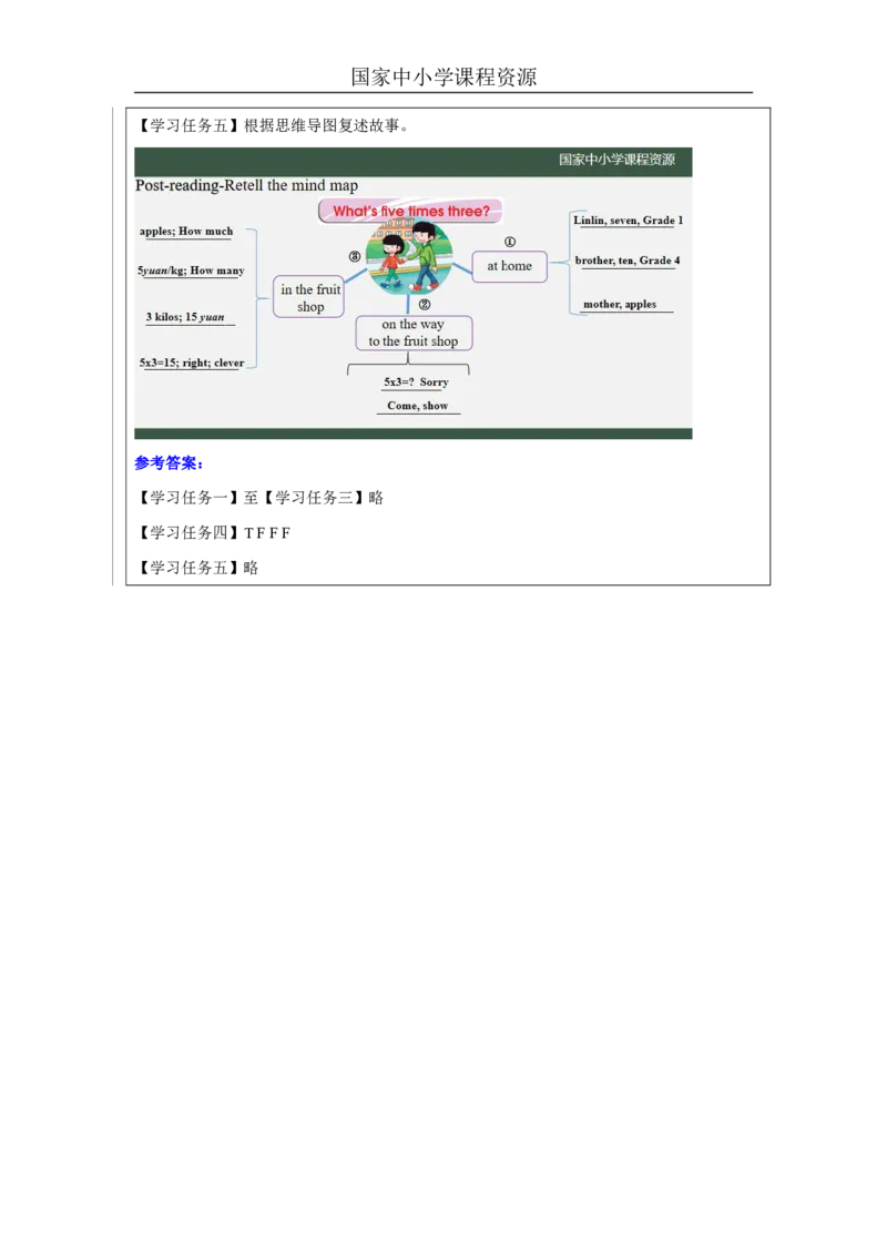 27Lesson9Howmanycakesdoyouwant？(3)_国家课_学习任务单_26春四年级上下册人教版_四上英语合集人教版PEP英语四年级上册新教材（教学视频+课件+动画+音频+练习+教案）_17练习资料