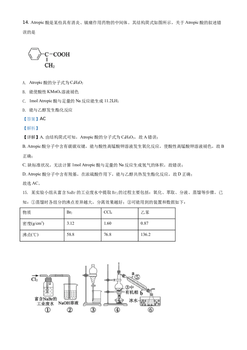 精品解析：山东省德州市2019-2020学年高一下学期期末考试化学试题（解析版）_高化_2025春-人教版高中化学_02新版高中化学必修二_5.试卷习题_期中期末真题