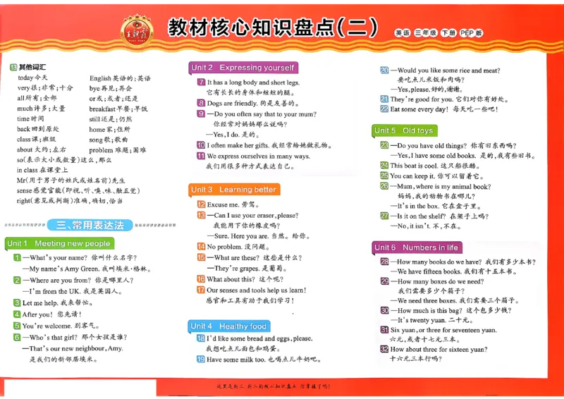 2025春王朝霞培优100分英语人教版三年级下册_26春四年级上下册人教版_四上英语合集人教版PEP英语四年级上册新教材（教学视频+课件+动画+音频+练习+教案）_17练习资料