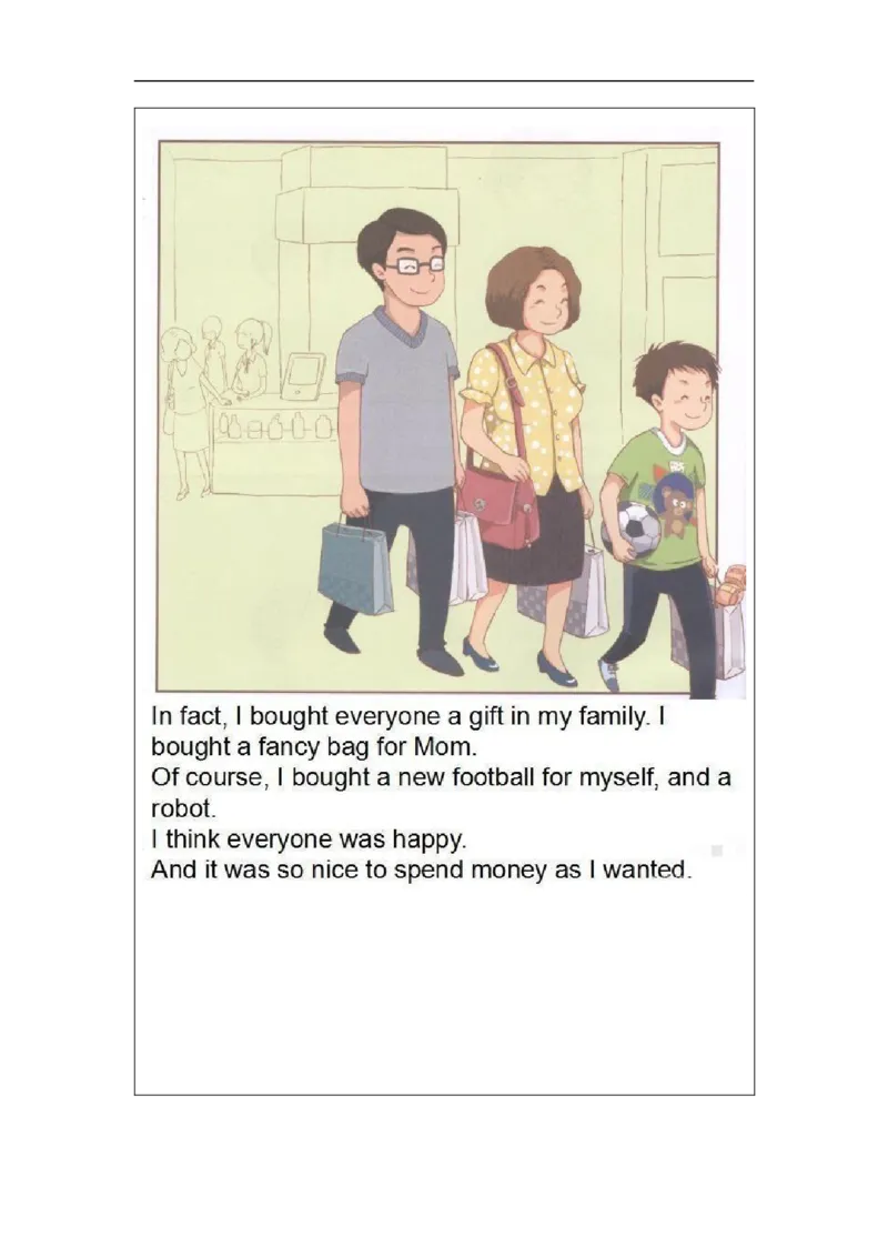 1103五年级英语(人教版)Unit+4+Shopping+Day+(第二课时)-4练习题_26春四年级上下册人教版_四上英语合集人教版PEP英语四年级上册新教材（教学视频+课件+动画+音频+练习+教案）_17练习资料