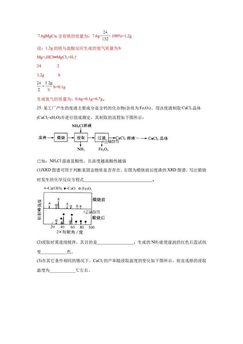 江苏扬州市2018年中考化学试题（word版含解析）_初中化学_01.人教版初中化学_06.初中化学中考真题