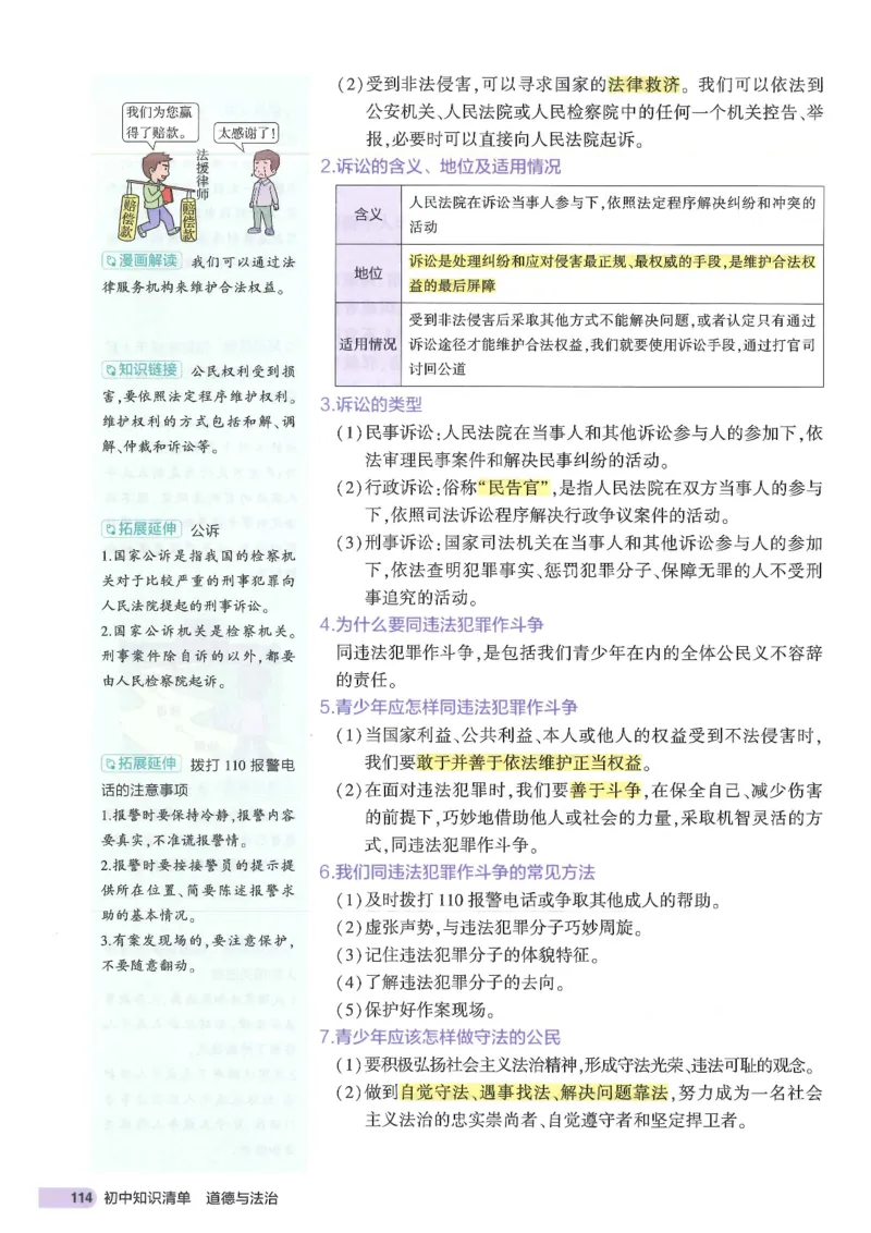 2025版《53初中知识清单》-道法_初中全科《53初中知识清单》2025版