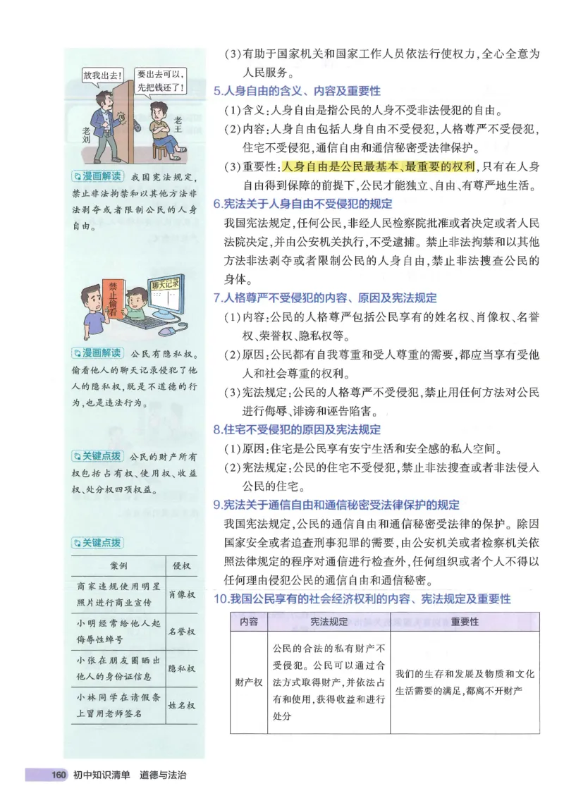 2025版《53初中知识清单》-道法_初中全科《53初中知识清单》2025版