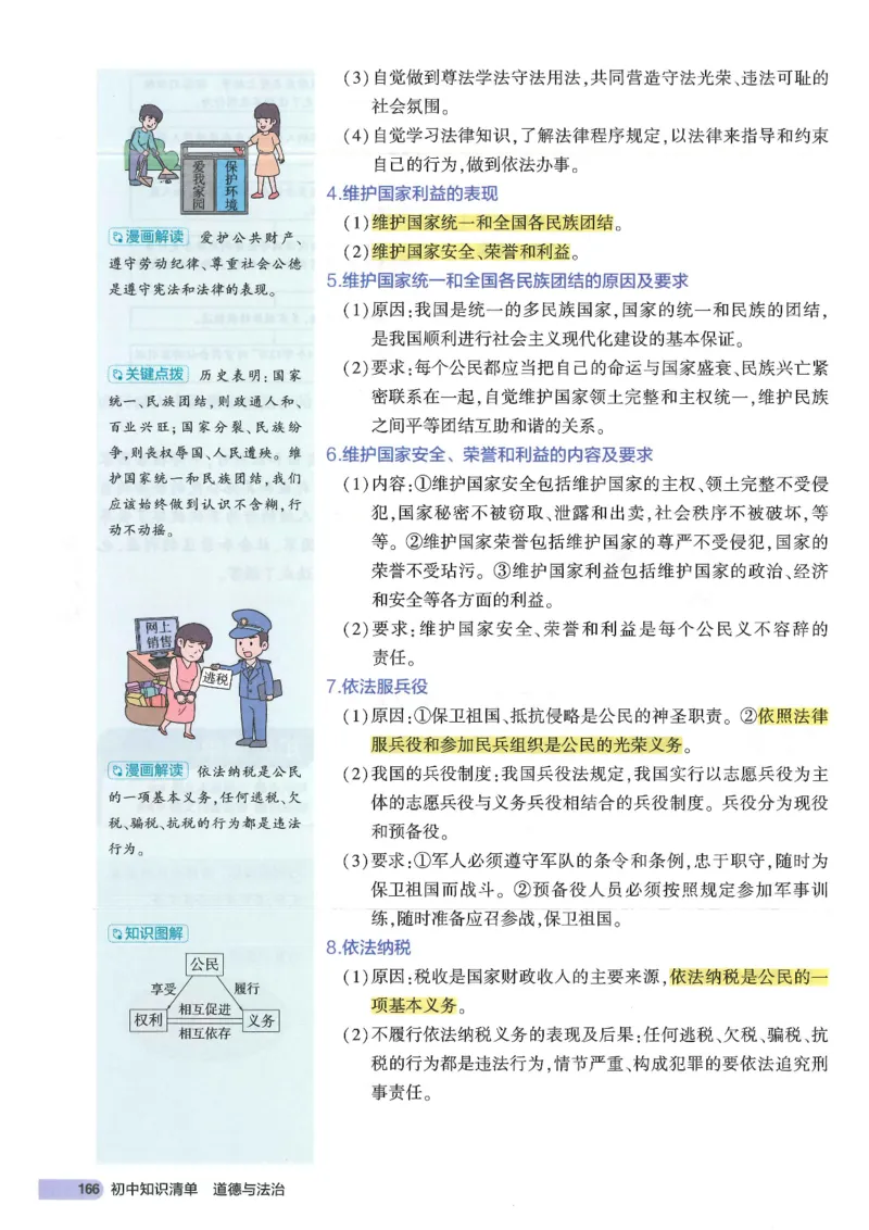 2025版《53初中知识清单》-道法_初中全科《53初中知识清单》2025版