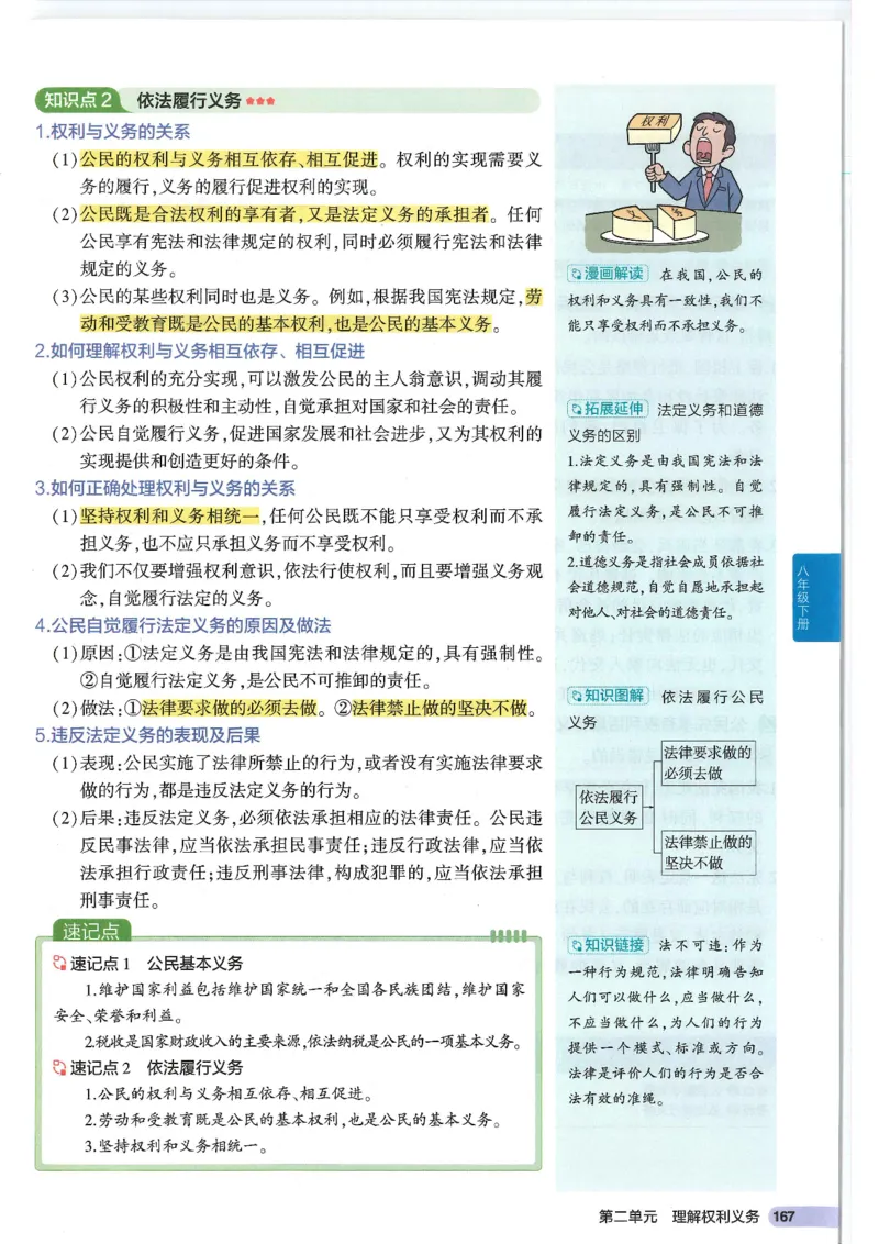 2025版《53初中知识清单》-道法_初中全科《53初中知识清单》2025版