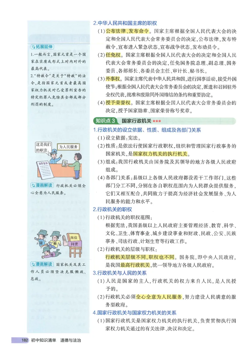 2025版《53初中知识清单》-道法_初中全科《53初中知识清单》2025版