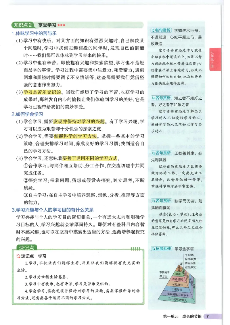 2025版《53初中知识清单》-道法_初中全科《53初中知识清单》2025版