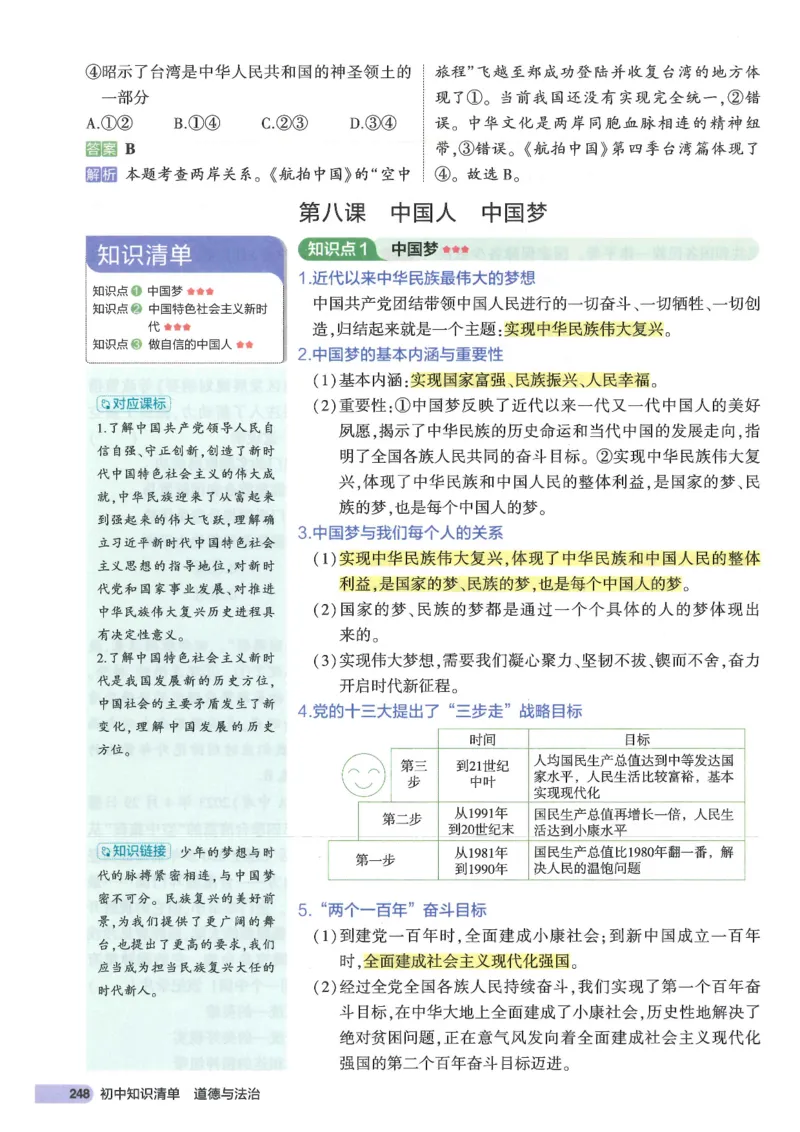 2025版《53初中知识清单》-道法_初中全科《53初中知识清单》2025版