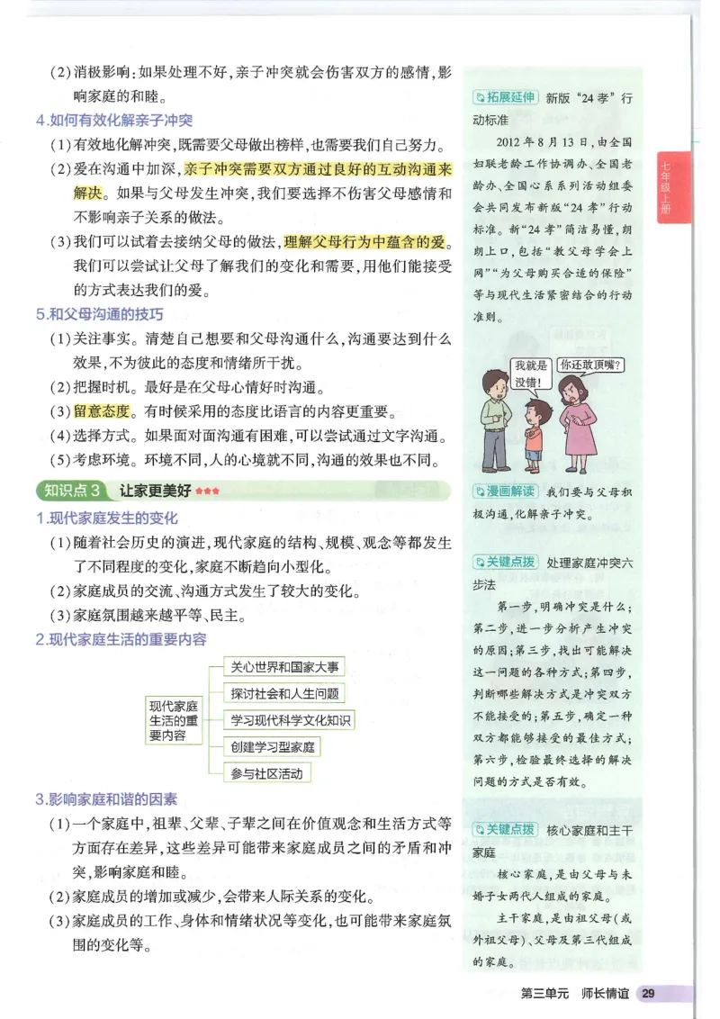 2025版《53初中知识清单》-道法_初中全科《53初中知识清单》2025版