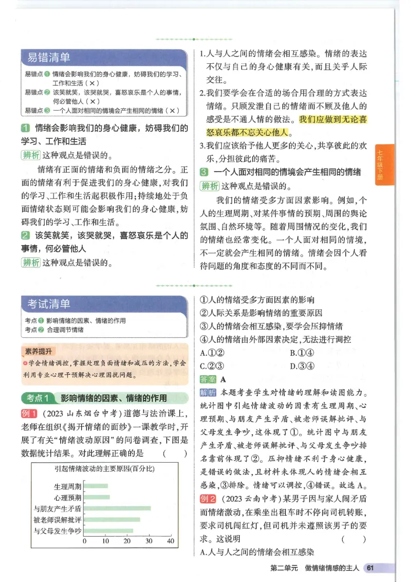 2025版《53初中知识清单》-道法_初中全科《53初中知识清单》2025版