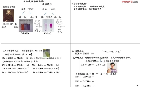 酸和碱-酸和酸的通性_初中化学_01.人教版初中化学_02.初中化学教学视频_2.初中化学--教学视频--带讲义_新初三化学年卡菁英班（全国人教版）_第39讲：初识酸和碱-酸和酸的通性