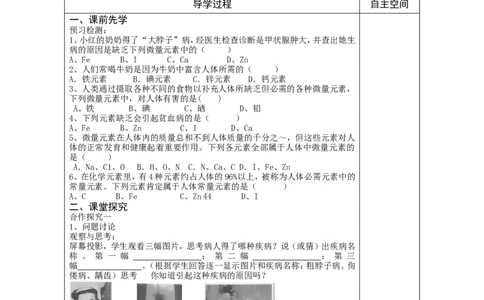 第12单元化学与生活精品导学案(13页)_初中化学_01.人教版初中化学_01.初中化学课件PPT--教案--试题_初中化学全套_化学教案_化学：人教版九年级下册导学案（2套20份）