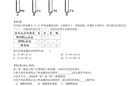 第6讲_初中化学_01.人教版初中化学_03.初中化学专项视频_[7975]2013年初三化学中考总复习15讲_第6讲金属和金属材料（二）