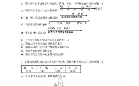江苏省无锡市南菁高级中学实验学校2017届九年级下学期期中化学试卷解析版_初中化学_01.人教版初中化学_01.初中化学课件PPT--教案--试题_初中化学18年试卷