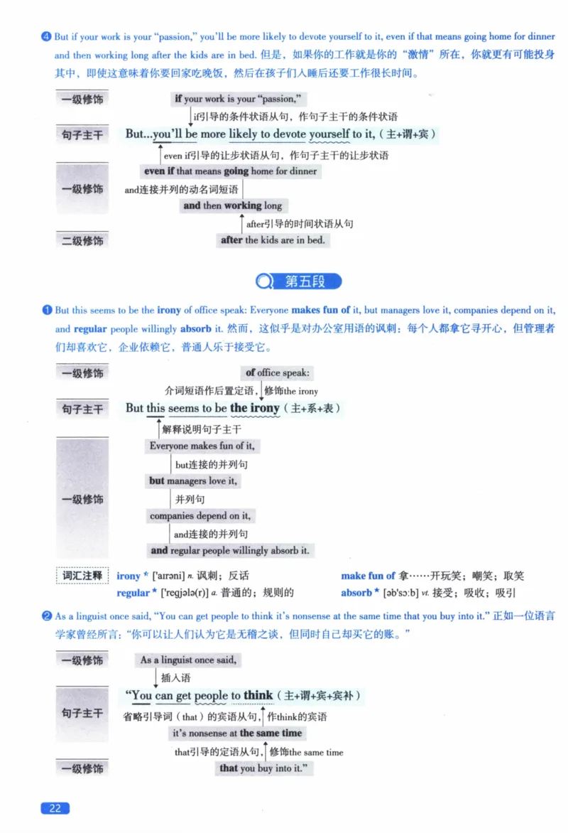 2015年逐词逐句精讲册_41考研英语一二历年真题解析_英语二_解析册+逐词逐句册