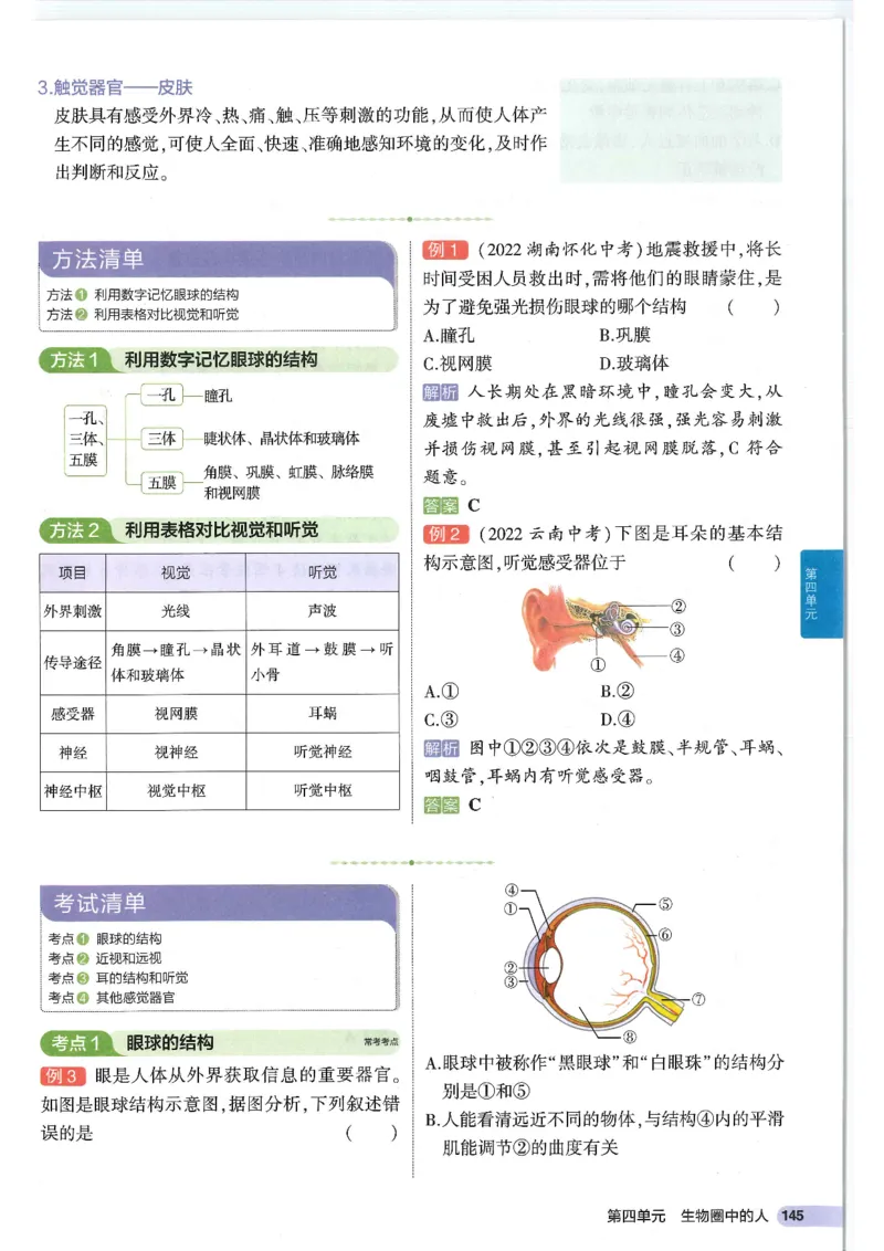 2025版《53初中知识清单》-生物_初中全科《53初中知识清单》2025版