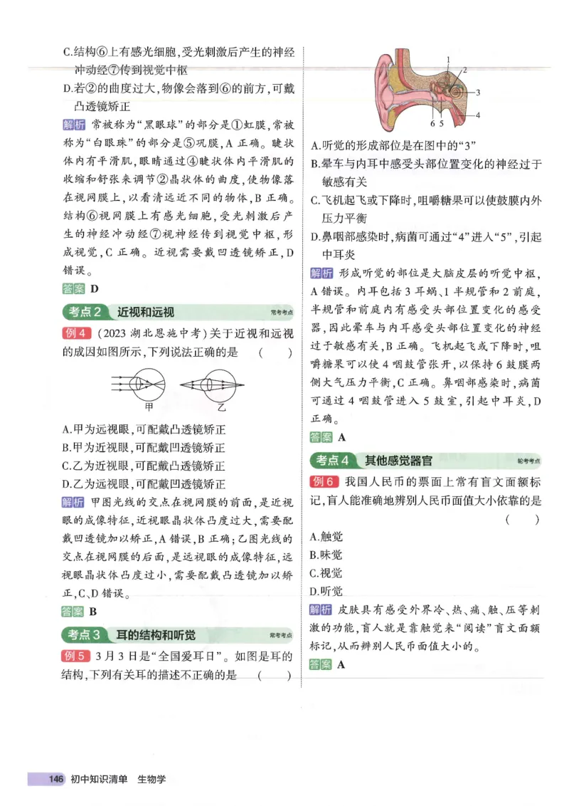 2025版《53初中知识清单》-生物_初中全科《53初中知识清单》2025版