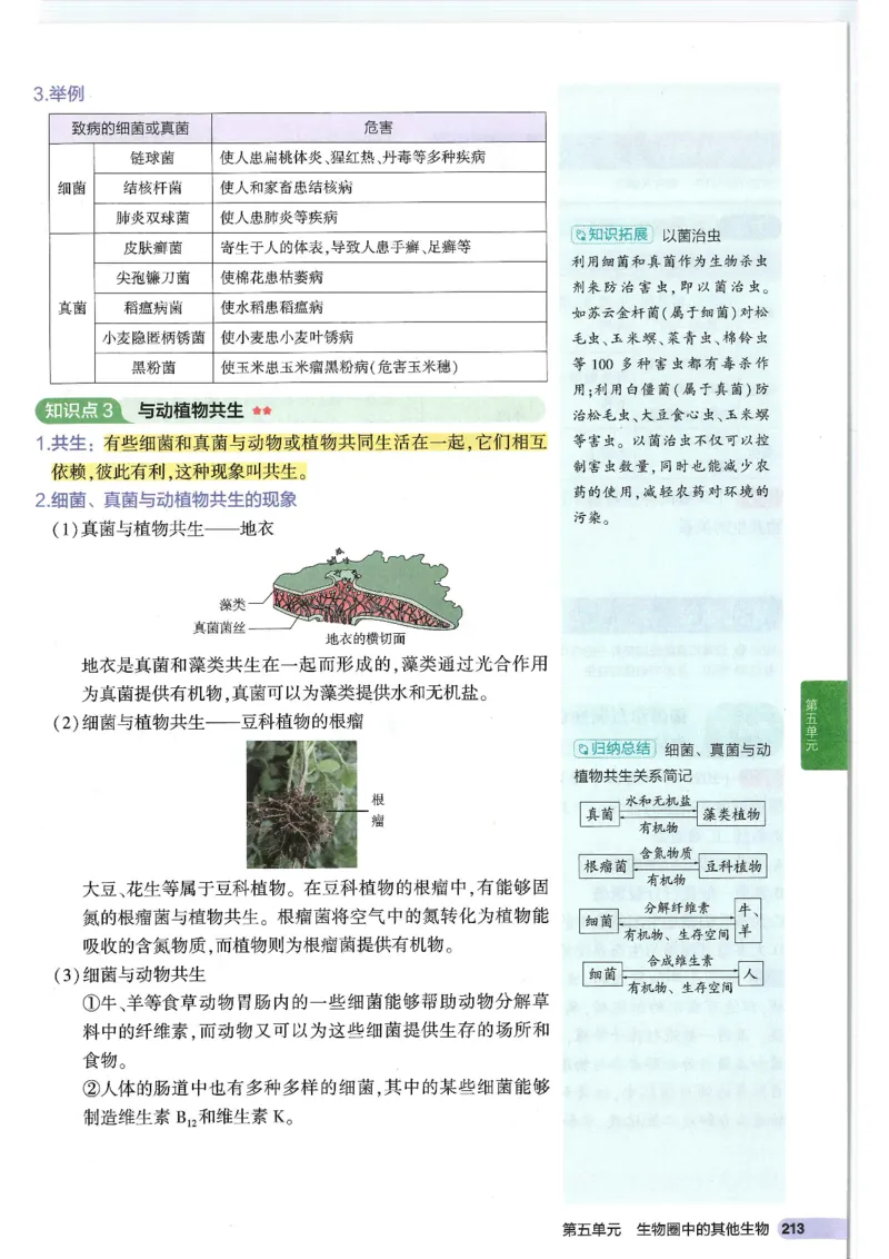 2025版《53初中知识清单》-生物_初中全科《53初中知识清单》2025版
