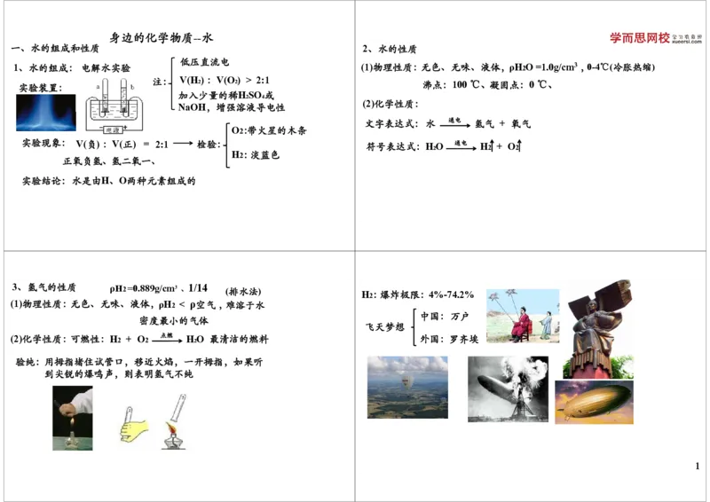 自然界的水知识精讲_初中化学_01.人教版初中化学_02.初中化学教学视频_2.初中化学--教学视频--带讲义_新初三化学年卡菁英班（全国人教版）_第11讲自然界的水知识精讲