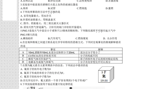 洪湖市2012～2013学年度九年级调研考试化学试题_初中化学_01.人教版初中化学_01.初中化学课件PPT--教案--试题_初中化学全套_化学试题