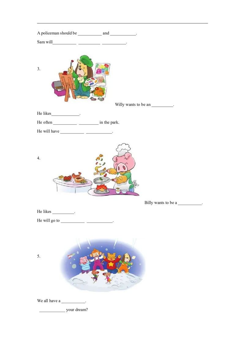 精品Unit8Cartoontime（练习及解析）-译林版（三起）-六年级英语下册_同步练习_课时练习_同步练习第1套（40份）