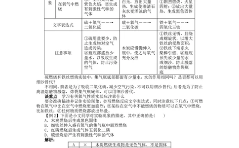 新人教版九年级化学上册例题精讲：第2单元课题2氧气_初中化学_01.人教版初中化学_01.初中化学课件PPT--教案--试题_初中化学全套_化学教案
