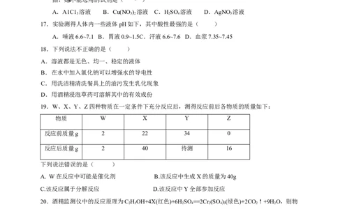 湖南省衡阳市船山实验中学2013&mdash;2014学年度下学期化学九年级期中考试化学试卷_初中化学_01.人教版初中化学_01.初中化学课件PPT--教案--试题_初中化学全套_化学试题