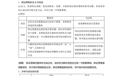 2023年高考政治二轮复习（新高考版）专题9　课时3　辩证思维方法_8.2025政治总复习_2023年新高考资料_二轮复习_2023年高考政治二轮复习讲义+课件（新高考版）