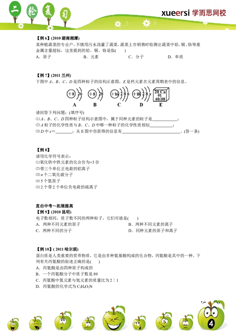 第一讲_初中化学_01.人教版初中化学_03.初中化学专项视频_[7975]2013年初三化学中考总复习15讲_第1讲物质的构成与变化