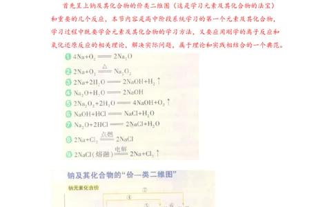第二章第一节钠及其化合物-2020-2021学年高一化学期末复习节节高（人教版2019必修第一册）（原卷版）_高化_2025春-人教版高中化学_01新版高中化学必修一_6.期末复习_期末复习讲义