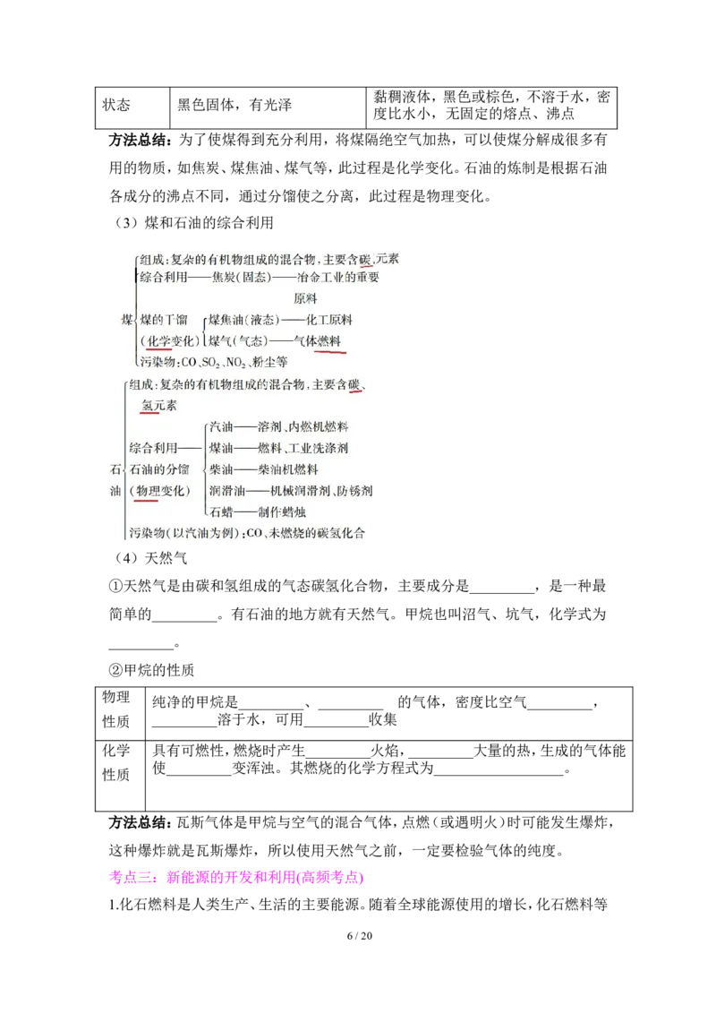 狙击中考之化学总复习：第七单元燃料及其利用_初中化学_01.人教版初中化学_07.初中化学中考总复习_狙击中考之化学总复习