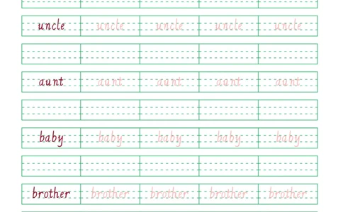 06.PEP小学英语四年级上册第六单元_26春四年级上下册人教版_四上英语合集人教版PEP英语四年级上册新教材（教学视频+课件+动画+音频+练习+教案）_17练习资料_《英语字帖》_3-6上册