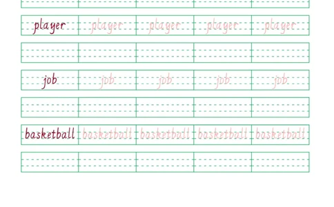 06.PEP小学英语四年级上册第六单元_26春四年级上下册人教版_四上英语合集人教版PEP英语四年级上册新教材（教学视频+课件+动画+音频+练习+教案）_17练习资料_《英语字帖》_3-6上册
