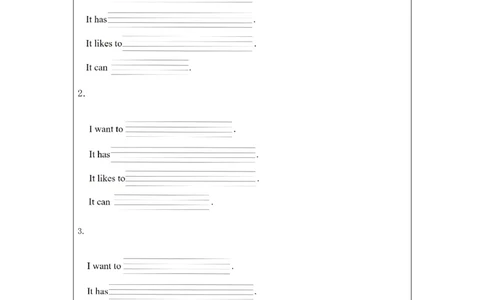 1023三年级英语(人教版)Unit+4+Pets+第三课时-4练习题_26春四年级上下册人教版_四上英语合集人教版PEP英语四年级上册新教材（教学视频+课件+动画+音频+练习+教案）_17练习资料_练习题