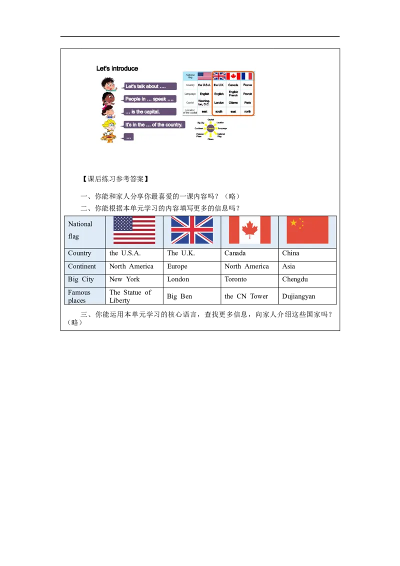 1015五年级英语(北京版)UNIT+FIVE+WHERE+ARE+YOU+FROM+？(4)-4课后练习_26春四年级上下册人教版_四上英语合集人教版PEP英语四年级上册新教材（教学视频+课件+动画+音频+练习+教案）_练习题