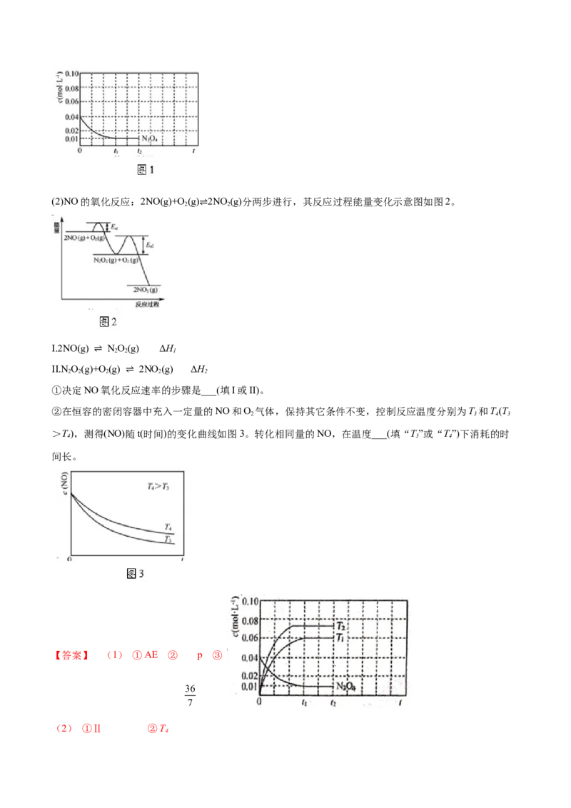 第二章章末测试（提升）-（人教版2019选择性必修1）（解析版）_高化_595801221724高中化学新人教版选择性必修一二三电子版教案PPT课件高中试卷_选择性必修1册（人教版）_专项练习