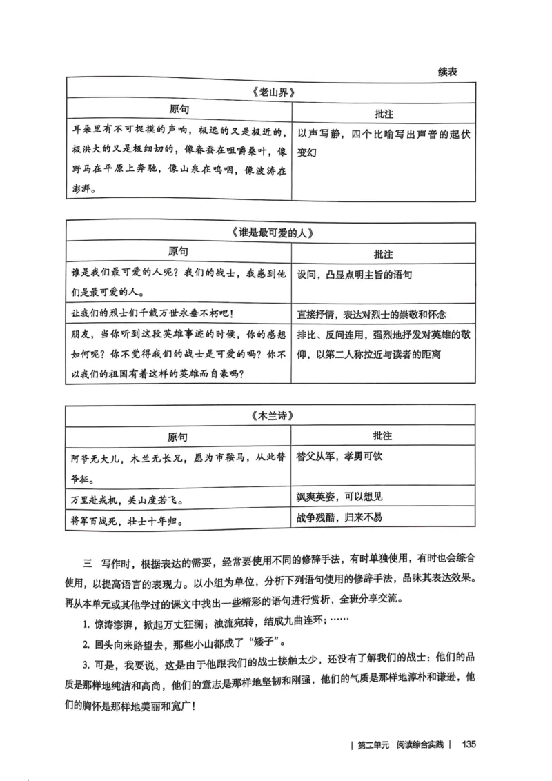 新人教版语文七年级下册教师用书_新人教版七下语文学习资料包_5.教师用书
